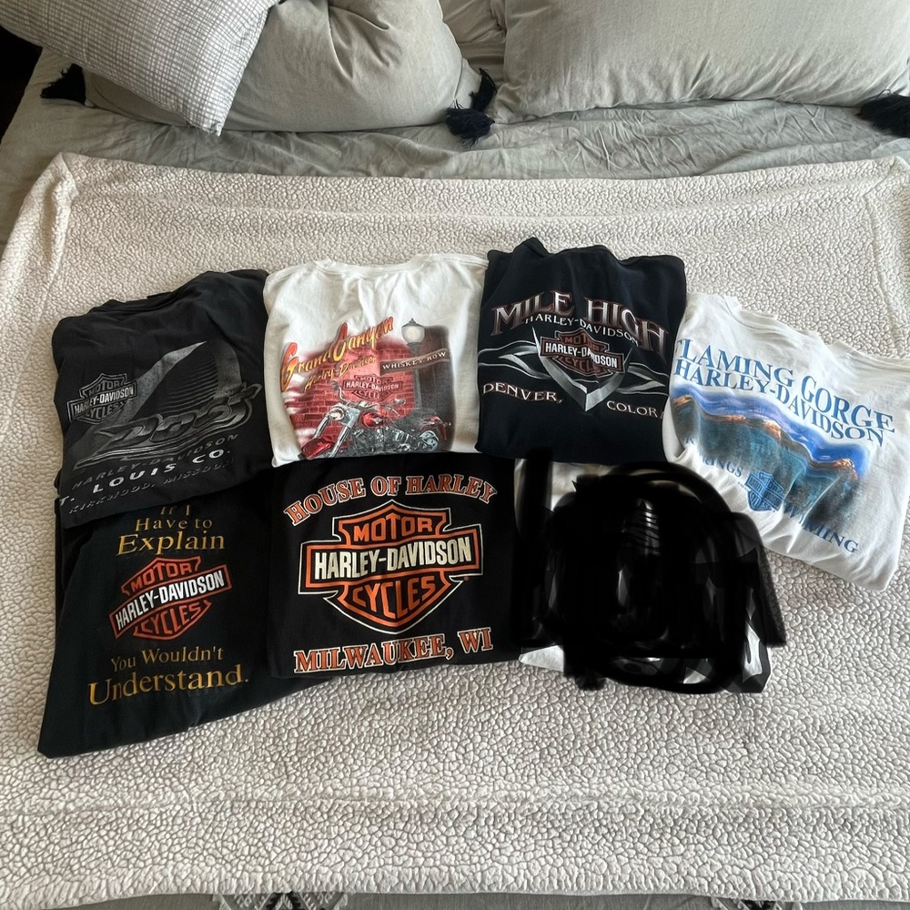 Harley-Davidson - Lot of 6 - vintage t-shirts